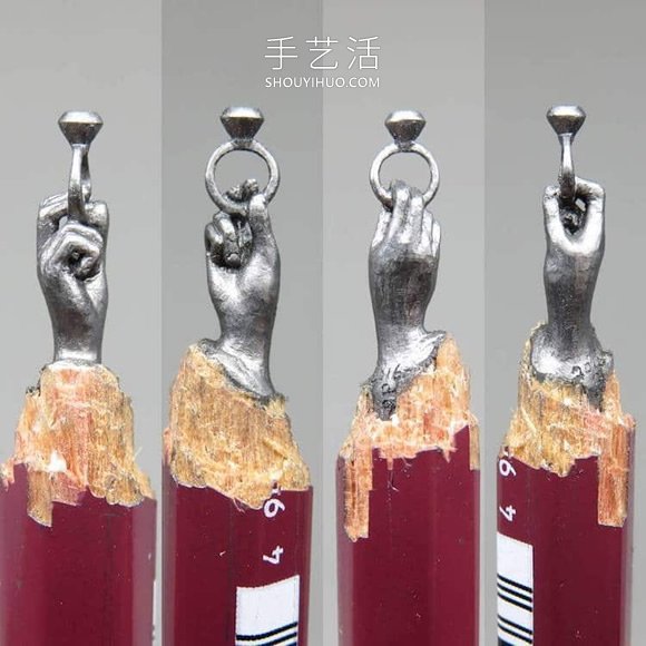 驚人的耐心！用鉛筆芯手工雕刻精美鏈子 -  rpnrmr.com