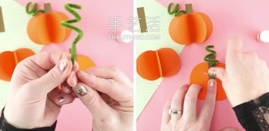 幼兒園秋天卡紙手工制作南瓜 -  rpnrmr.com