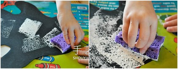 萬圣節(jié)海綿涂色幽靈手工制作教程 -  rpnrmr.com