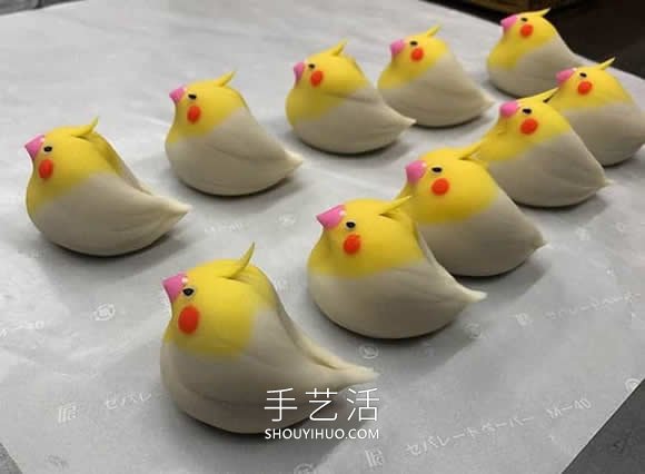 日本廚師制作充滿創(chuàng)意的甜點(diǎn)：小鳥“和果子” -  rpnrmr.com