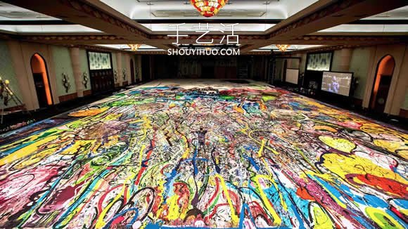 他畫出世界上最大畫布，為兒童籌集3000萬美元 -  rpnrmr.com