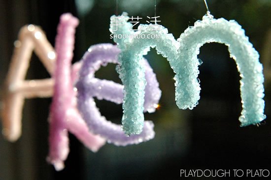 簡單小實驗：硼砂水晶字母名字的制作方法 -  rpnrmr.com