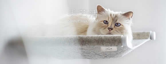 極簡(jiǎn)吊床式貓床 Swing，完全可以自己DIY！ -  rpnrmr.com
