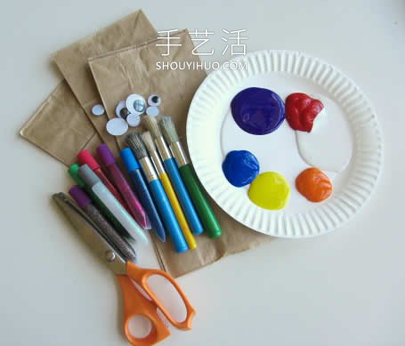 幼兒園紙袋手工制作水母的做法教程 -  rpnrmr.com