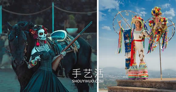 墨西哥小姐穿傳統(tǒng)服飾拍攝時(shí)尚大片，華麗爭艷！ -  rpnrmr.com