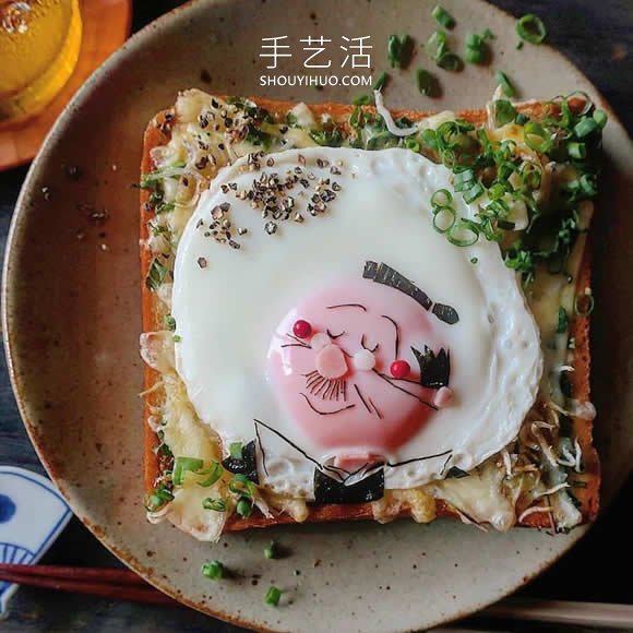 日本媽媽將煎雞蛋做成可愛的飯菜便當(dāng) -  rpnrmr.com