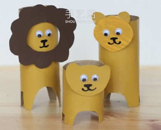 卷紙筒動物手工制作圖片教程 -  rpnrmr.com