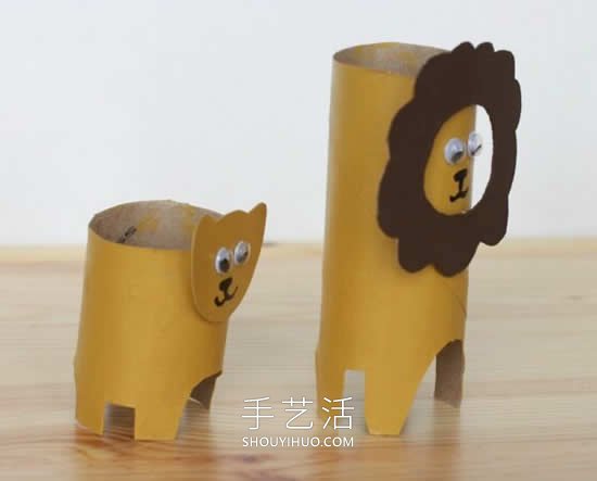卷紙筒動物手工制作圖片教程 -  rpnrmr.com