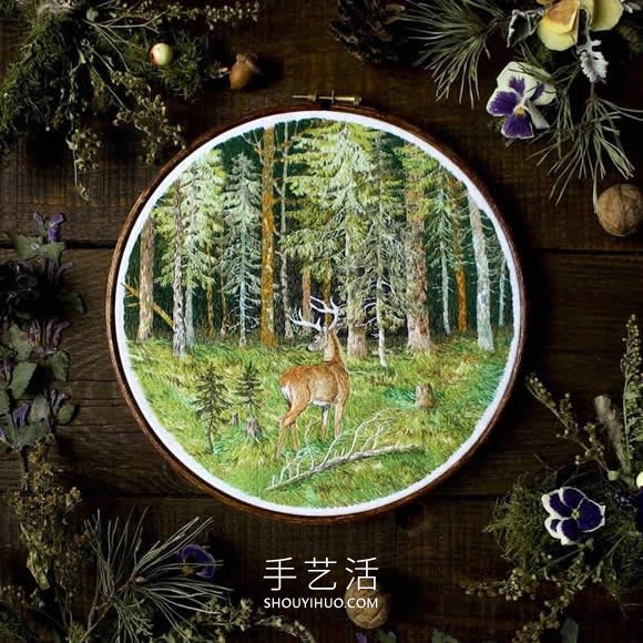 刺繡藝術(shù)家用針線“畫”出富有表現(xiàn)力的風(fēng)景 -  rpnrmr.com