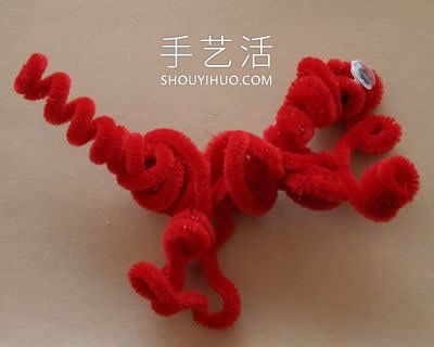 扭扭棒手工制作霸王龍的做法教程 -  rpnrmr.com