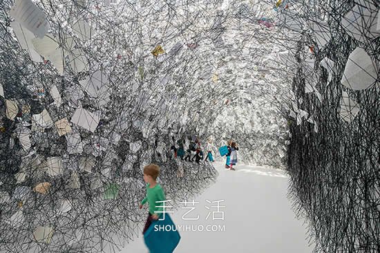 錯(cuò)綜復(fù)雜的針線裝置作品，帶有鬼魅般的美感！ -  rpnrmr.com