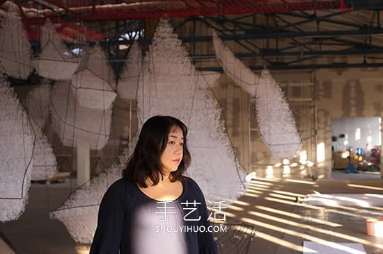 錯(cuò)綜復(fù)雜的針線裝置作品，帶有鬼魅般的美感！ -  rpnrmr.com