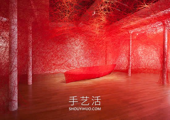 錯(cuò)綜復(fù)雜的針線裝置作品，帶有鬼魅般的美感！ -  rpnrmr.com