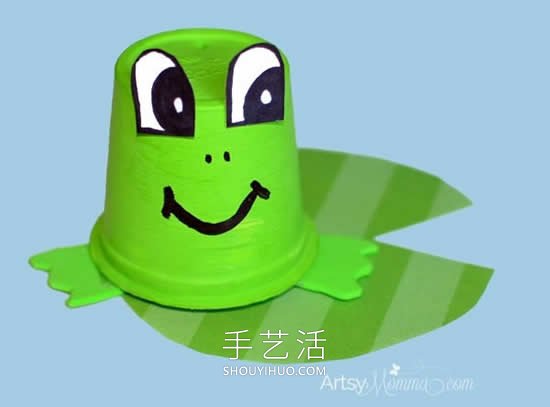 一次性紙杯青蛙手工制作和青蛙跳計數(shù)游戲 -  rpnrmr.com