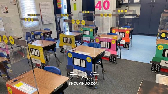 學(xué)生課桌DIY成“吉普車”，以幫助確保安全距離 -  rpnrmr.com