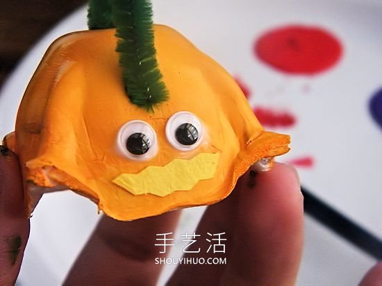 雞蛋托恐龍手工制作教程超簡單 -  rpnrmr.com