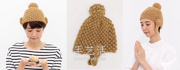 天冷時(shí)戴“佛頭毛線(xiàn)帽”！日本超人氣幽默配飾 -  rpnrmr.com