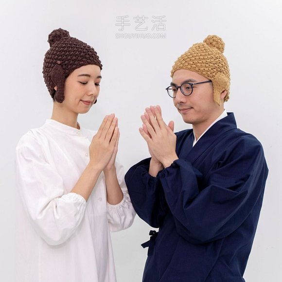 天冷時(shí)戴“佛頭毛線(xiàn)帽”！日本超人氣幽默配飾 -  rpnrmr.com
