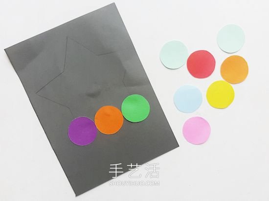 卡紙手工制作圣誕星星和圣誕樹(shù)的做法 -  rpnrmr.com