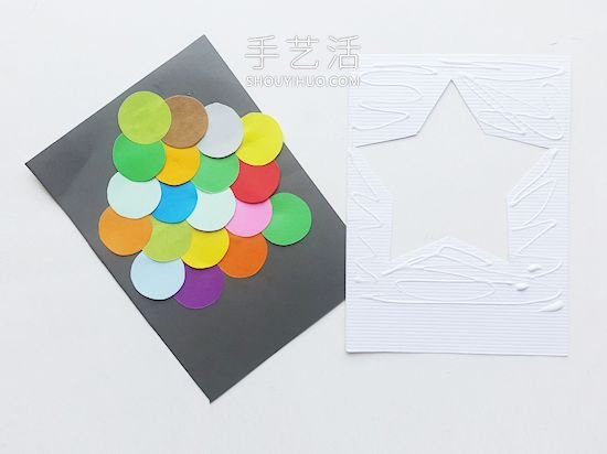 卡紙手工制作圣誕星星和圣誕樹(shù)的做法 -  rpnrmr.com