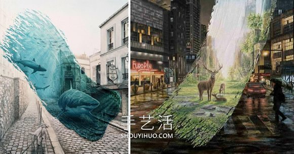 超現(xiàn)實異世界！藝術家筆下的神奇時光隧道- www..com