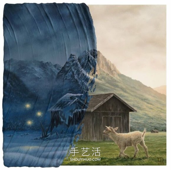 超現(xiàn)實異世界！藝術家筆下的神奇時光隧道- www..com
