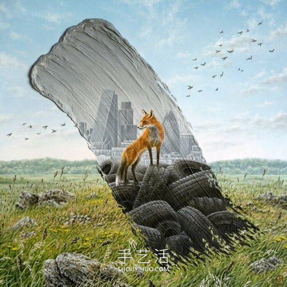 超現(xiàn)實異世界！藝術家筆下的神奇時光隧道- www..com
