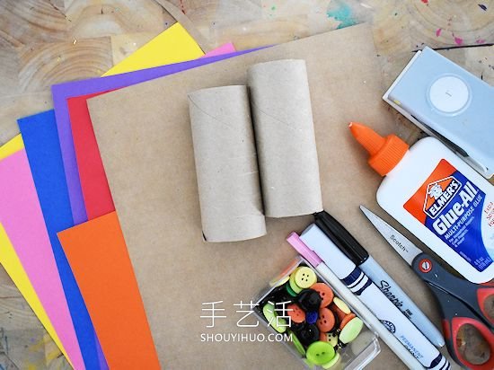 卷紙筒手工制作姜餅人的做法教程 -  rpnrmr.com