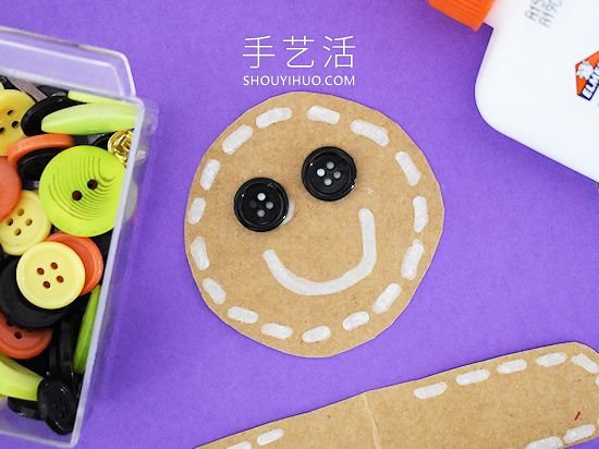 卷紙筒手工制作姜餅人的做法教程 -  rpnrmr.com