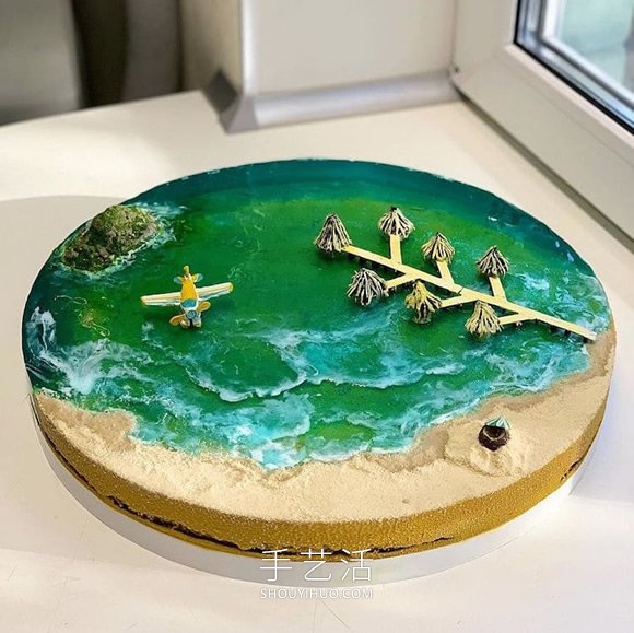 有創(chuàng)意的面包店制作看起來像天堂島的蛋糕！ -  rpnrmr.com