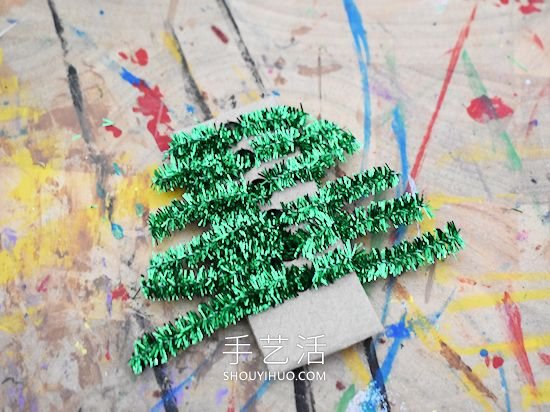 扭扭棒圣誕樹(shù)手工制作方法教程 -  rpnrmr.com