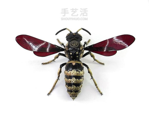 丟棄的機械零件DIY蒸汽朋克風(fēng)的動物雕塑 -  rpnrmr.com