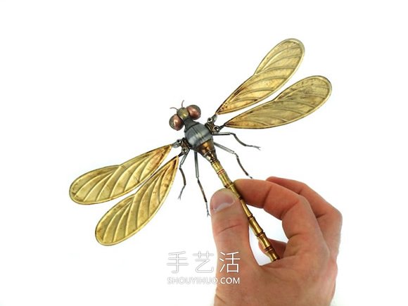 丟棄的機械零件DIY蒸汽朋克風(fēng)的動物雕塑 -  rpnrmr.com