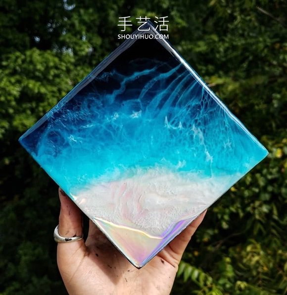 用木材和樹脂DIY呈現(xiàn)海洋之美的藝術(shù)品 -  rpnrmr.com