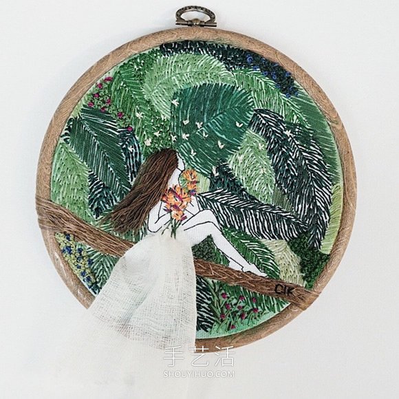 3D人物刺繡，仿佛夏日的微風(fēng)輕拂過她們 -  rpnrmr.com