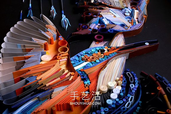印象派風(fēng)格的衍紙人物肖像作品圖片 -  rpnrmr.com