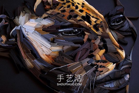 印象派風(fēng)格的衍紙人物肖像作品圖片 -  rpnrmr.com