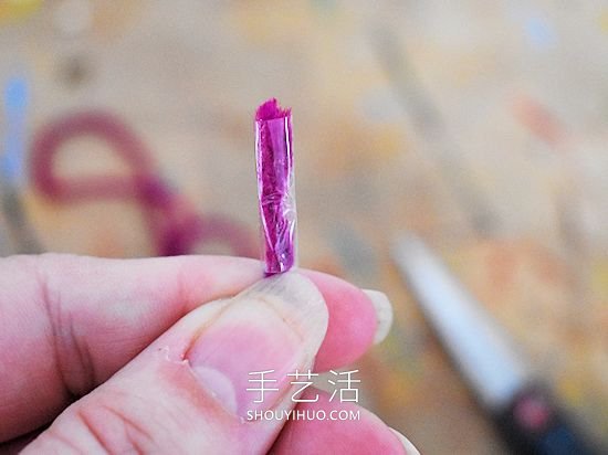 硬紙板手工制作冬天毛線花邊雪花的方法教程 -  rpnrmr.com