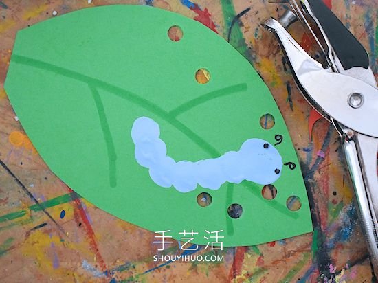 指紋毛毛蟲手工制作的教程超簡(jiǎn)單 -  rpnrmr.com