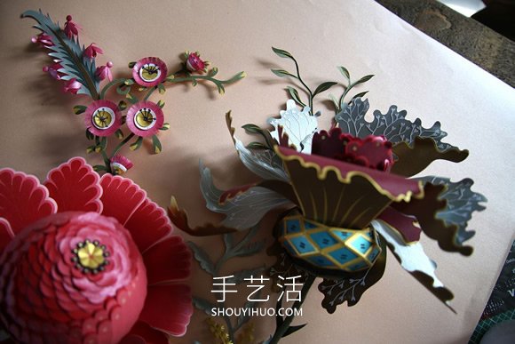 紙雕藝術(shù)家打造如寶石般的手工3D紙花卉 -  rpnrmr.com